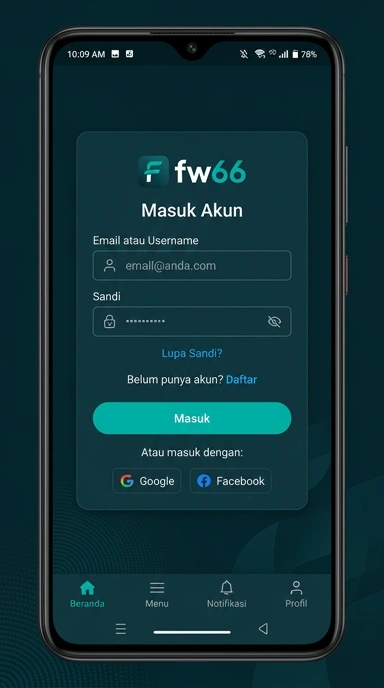 Panduan Masuk Akun fw66 untuk Pengguna Android